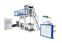  SJRM65-800 pvc shrink plastic bag film blowing machine plastic extruder