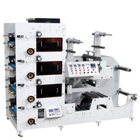 RY320 2 4 6 Color Adhesive Label Logo Self-Sticker Paper Flexographic Flexo Printing Machine 320mm 